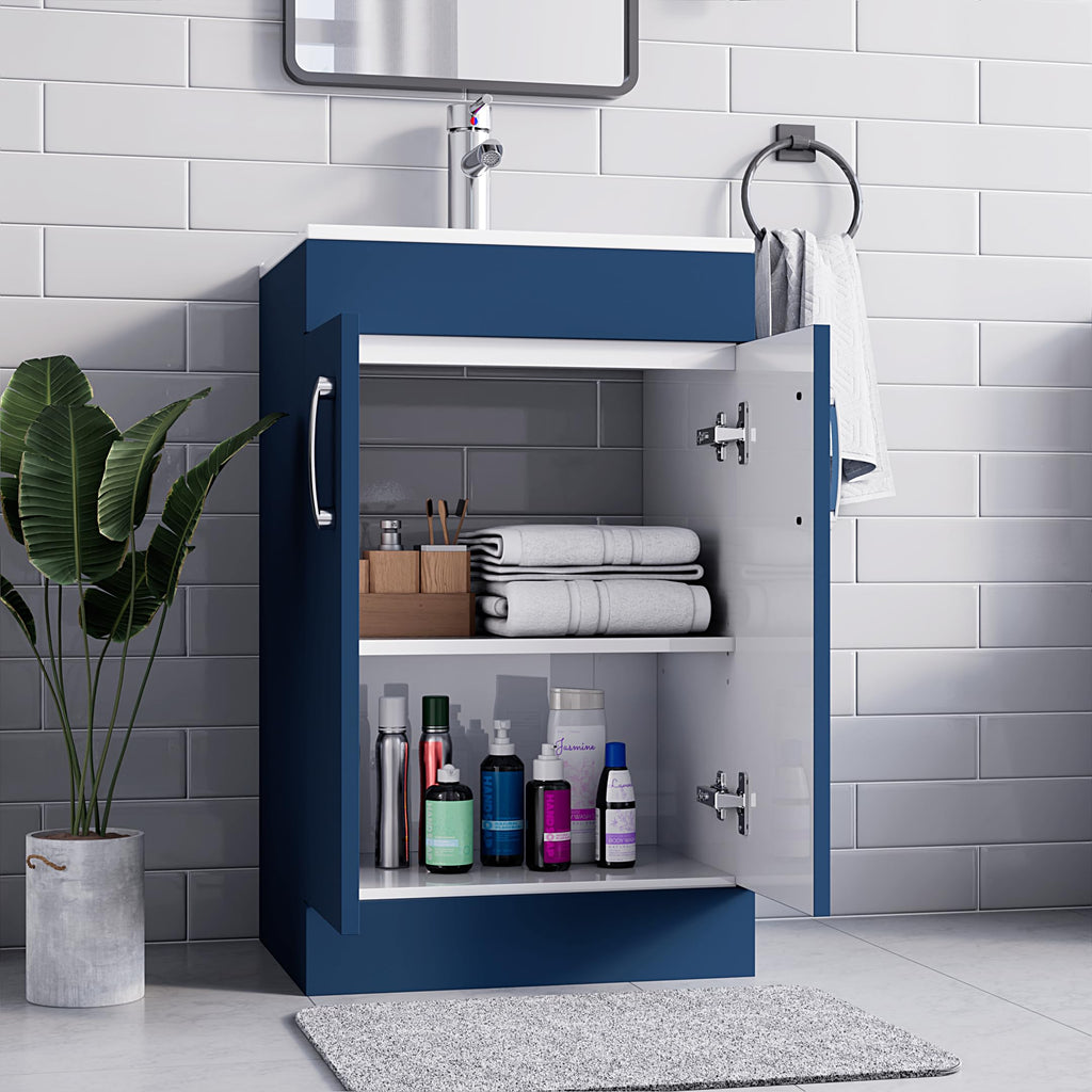 BELOFAY New York 500mm Floor Standing Bathroom Vanity Unit With Basin