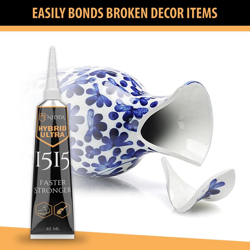 BELOFAY 85ML Hybrid Ultra Clear Glue for Slpashbacks, Faster & Stronger Adhesive for Construction and Landscape Projects