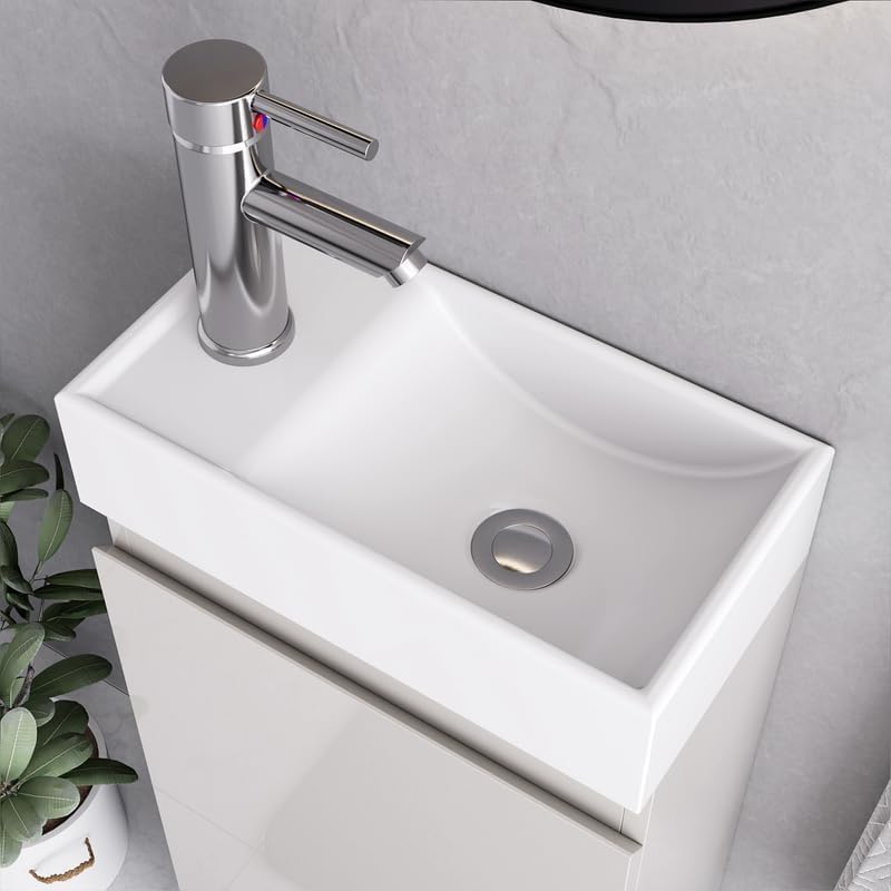 BELOFAY New York 400mm Floor Standing Bathroom Vanity Unit With Basin