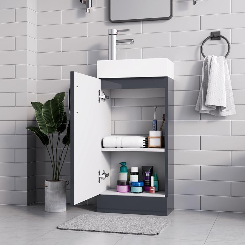 BELOFAY New York 400mm Floor Standing Bathroom Vanity Unit With Basin