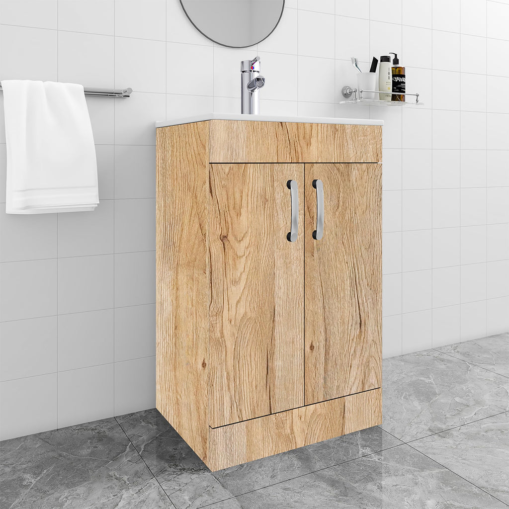 BELOFAY New York 500mm Floor Standing Bathroom Vanity Unit With Basin