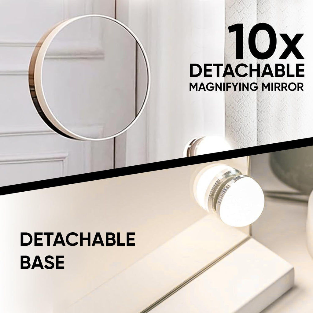 BELOFAY Hollywood Vanity Mirror with Dimmable Makeup Lights, Touch Screen To Select 3 Colour Modes