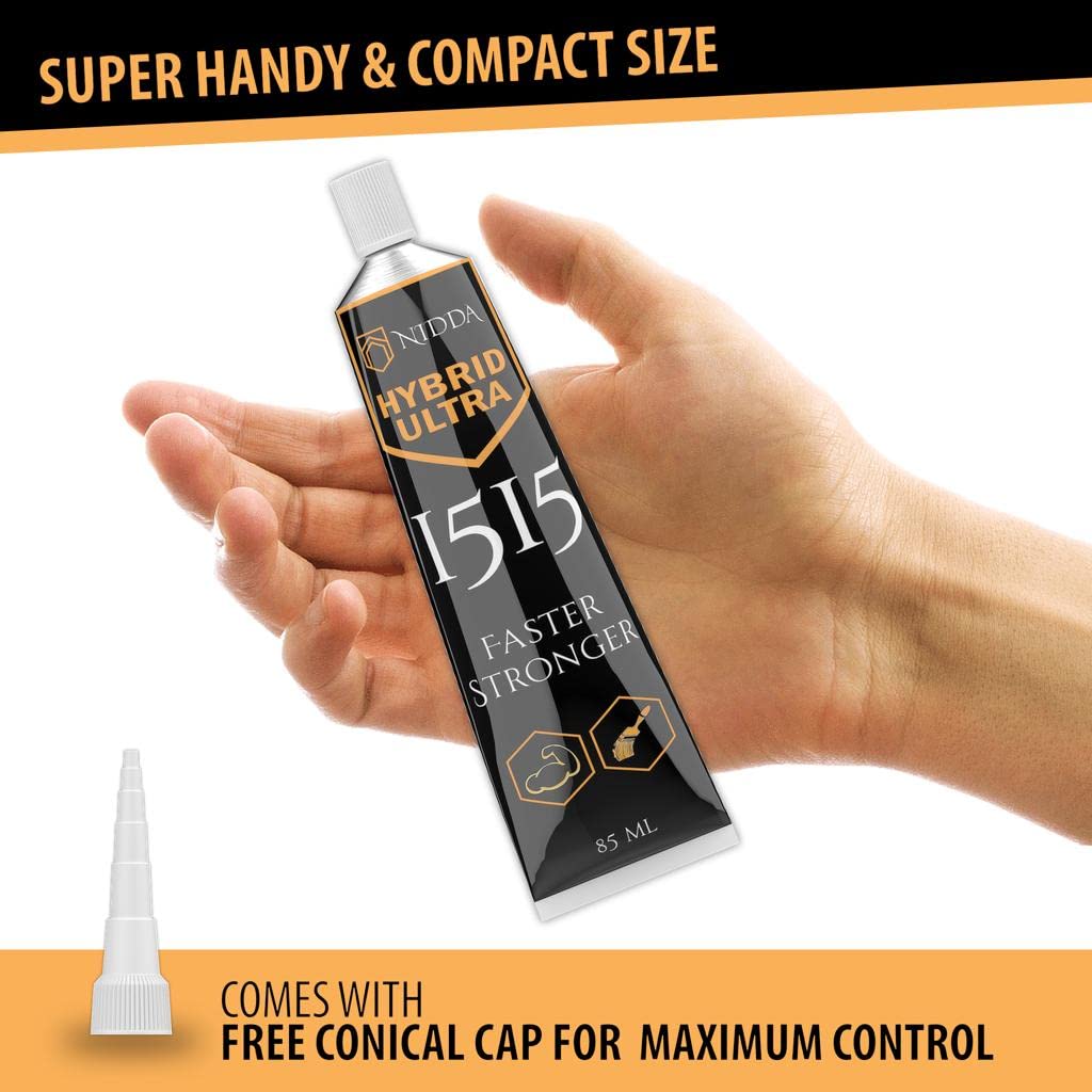 BELOFAY 85ML Hybrid Ultra Clear Glue for Slpashbacks, Faster & Stronger Adhesive for Construction and Landscape Projects